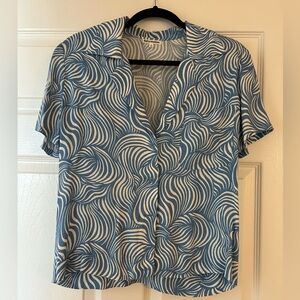 REFORMATION Cuba Top in Splash Size S